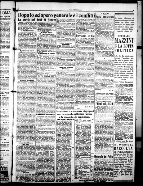 La voce repubblicana : quotidiano del Partito repubblicano italiano