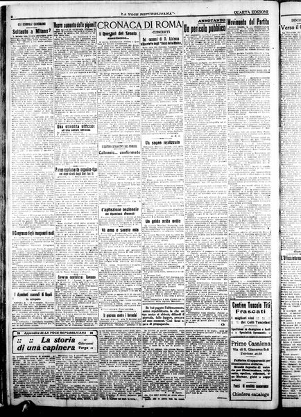 La voce repubblicana : quotidiano del Partito repubblicano italiano