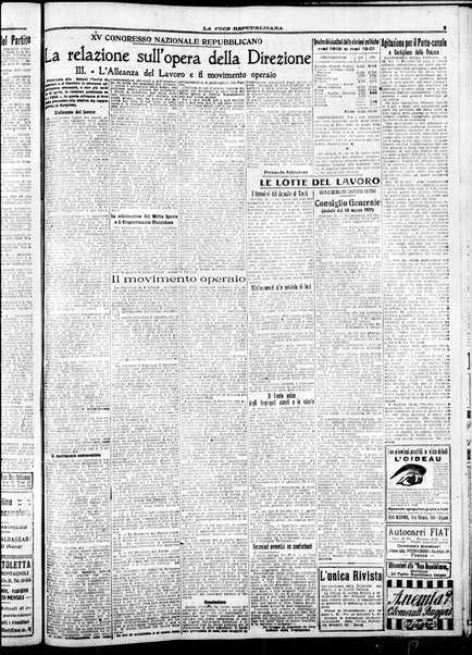 La voce repubblicana : quotidiano del Partito repubblicano italiano