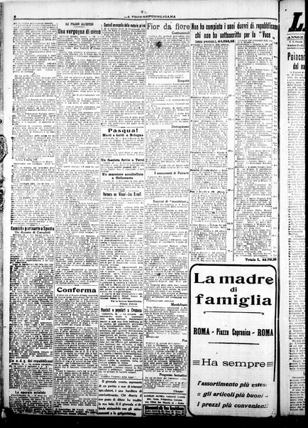 La voce repubblicana : quotidiano del Partito repubblicano italiano