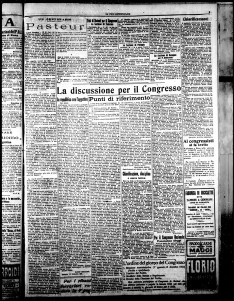 La voce repubblicana : quotidiano del Partito repubblicano italiano