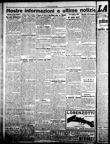 La voce repubblicana : quotidiano del Partito repubblicano italiano