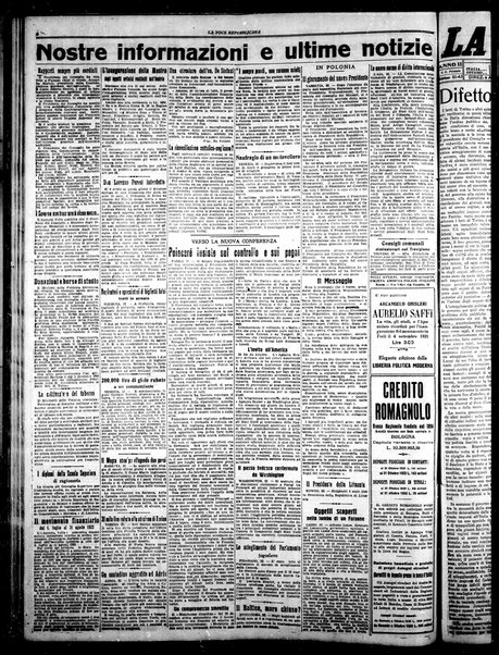 La voce repubblicana : quotidiano del Partito repubblicano italiano