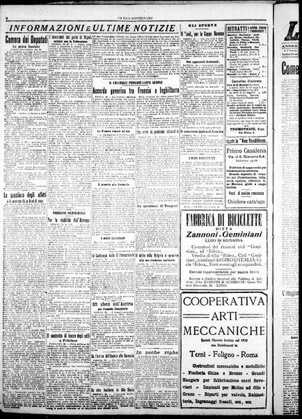 La voce repubblicana : quotidiano del Partito repubblicano italiano