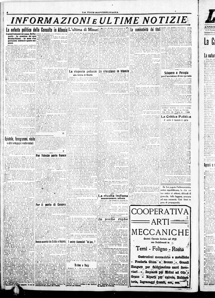 La voce repubblicana : quotidiano del Partito repubblicano italiano