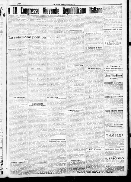 La voce repubblicana : quotidiano del Partito repubblicano italiano