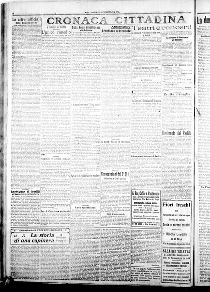 La voce repubblicana : quotidiano del Partito repubblicano italiano