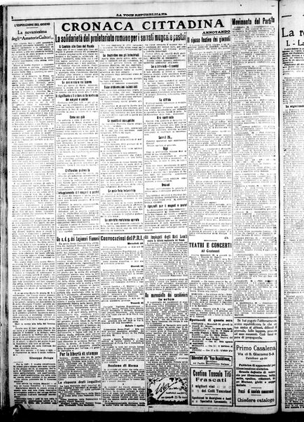 La voce repubblicana : quotidiano del Partito repubblicano italiano