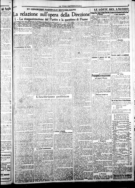 La voce repubblicana : quotidiano del Partito repubblicano italiano