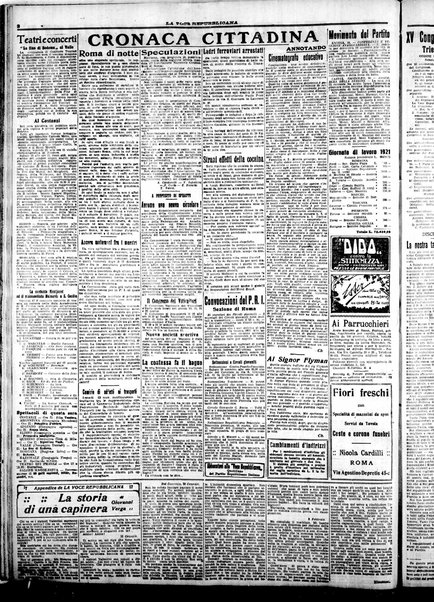 La voce repubblicana : quotidiano del Partito repubblicano italiano