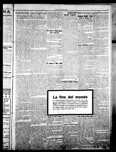 La voce repubblicana : quotidiano del Partito repubblicano italiano