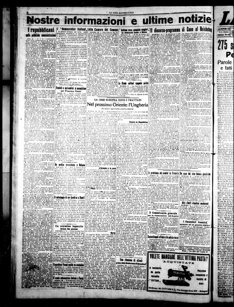 La voce repubblicana : quotidiano del Partito repubblicano italiano