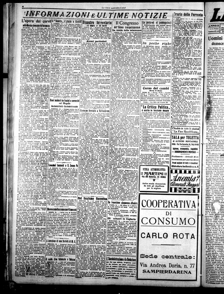 La voce repubblicana : quotidiano del Partito repubblicano italiano