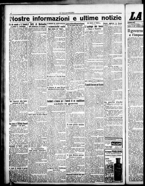 La voce repubblicana : quotidiano del Partito repubblicano italiano