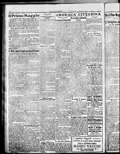 La voce repubblicana : quotidiano del Partito repubblicano italiano