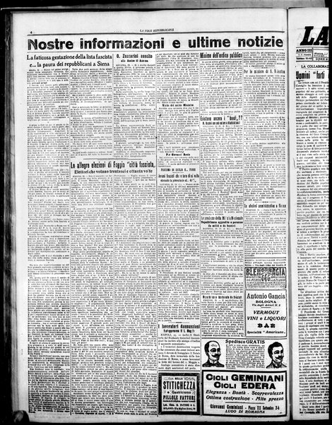 La voce repubblicana : quotidiano del Partito repubblicano italiano