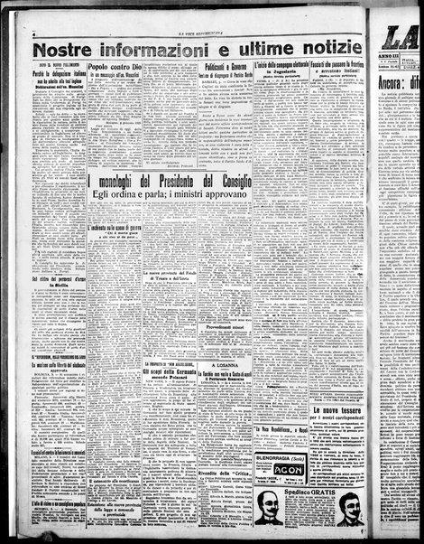 La voce repubblicana : quotidiano del Partito repubblicano italiano