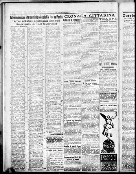 La voce repubblicana : quotidiano del Partito repubblicano italiano