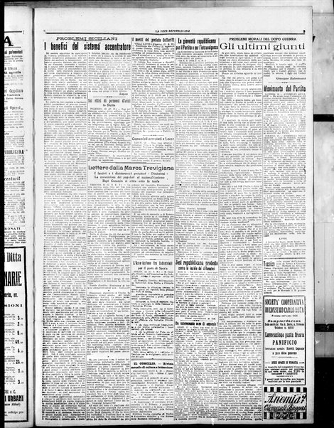 La voce repubblicana : quotidiano del Partito repubblicano italiano