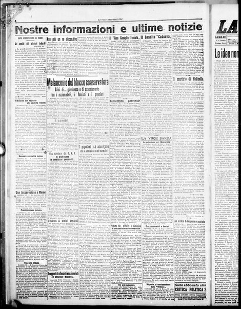 La voce repubblicana : quotidiano del Partito repubblicano italiano