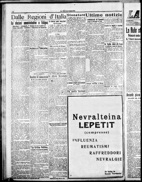 La voce repubblicana : quotidiano del Partito repubblicano italiano