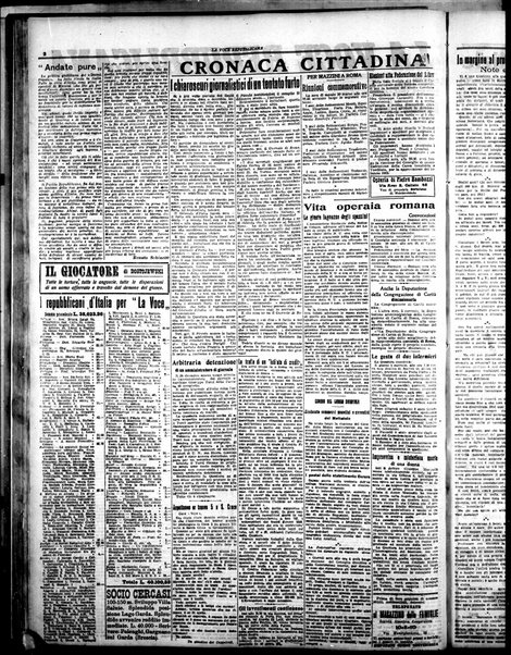 La voce repubblicana : quotidiano del Partito repubblicano italiano