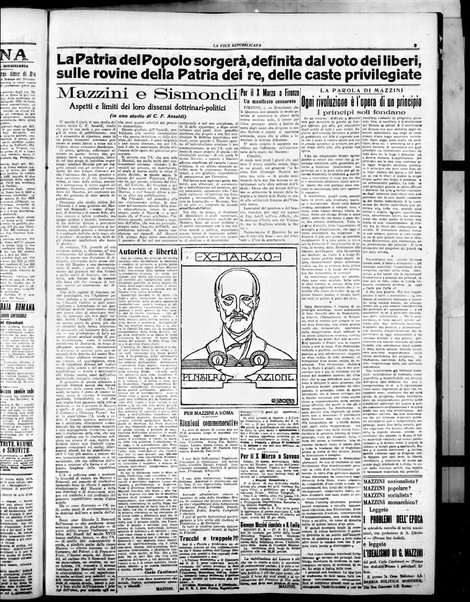 La voce repubblicana : quotidiano del Partito repubblicano italiano