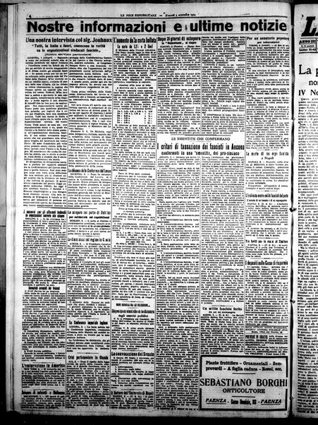 La voce repubblicana : quotidiano del Partito repubblicano italiano