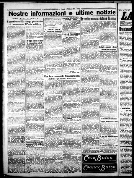 La voce repubblicana : quotidiano del Partito repubblicano italiano