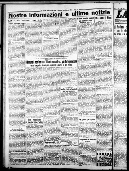 La voce repubblicana : quotidiano del Partito repubblicano italiano