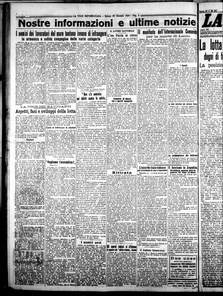 La voce repubblicana : quotidiano del Partito repubblicano italiano