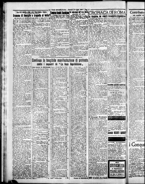 La voce repubblicana : quotidiano del Partito repubblicano italiano