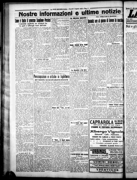 La voce repubblicana : quotidiano del Partito repubblicano italiano