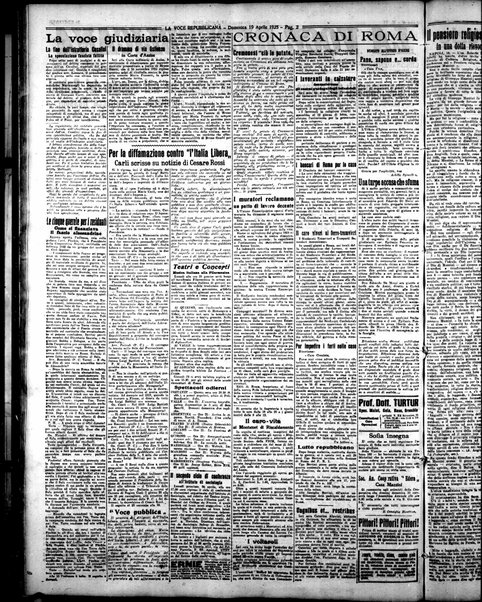 La voce repubblicana : quotidiano del Partito repubblicano italiano