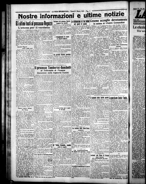 La voce repubblicana : quotidiano del Partito repubblicano italiano