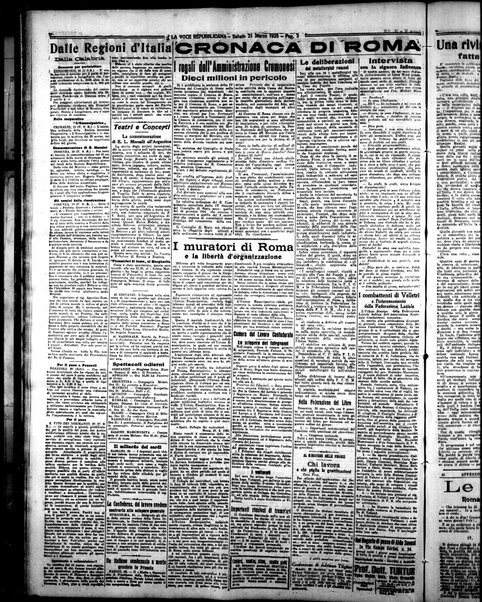 La voce repubblicana : quotidiano del Partito repubblicano italiano