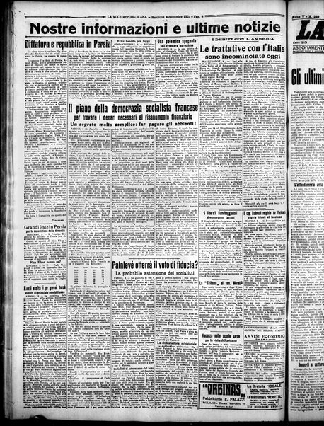 La voce repubblicana : quotidiano del Partito repubblicano italiano