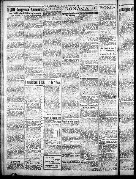 La voce repubblicana : quotidiano del Partito repubblicano italiano