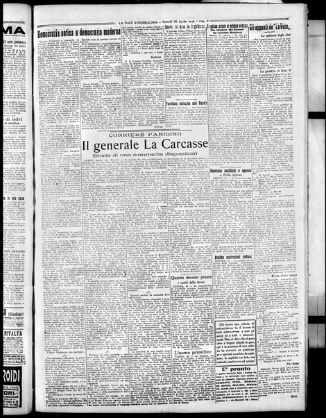 La voce repubblicana : quotidiano del Partito repubblicano italiano