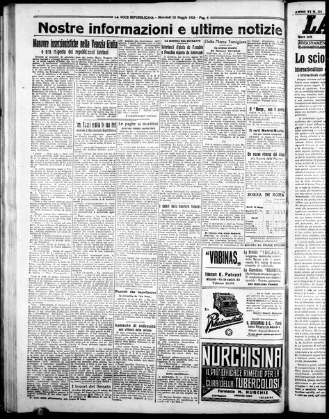 La voce repubblicana : quotidiano del Partito repubblicano italiano