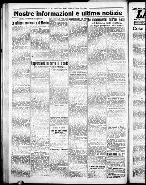 La voce repubblicana : quotidiano del Partito repubblicano italiano