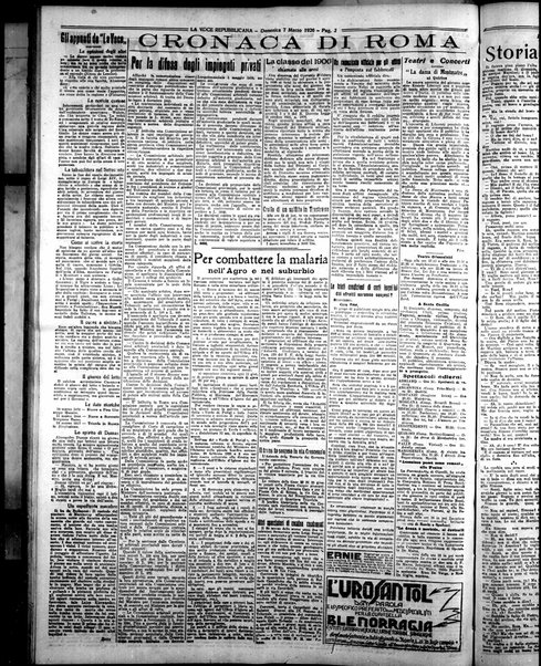 La voce repubblicana : quotidiano del Partito repubblicano italiano