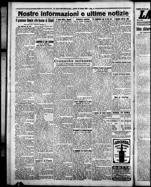 La voce repubblicana : quotidiano del Partito repubblicano italiano