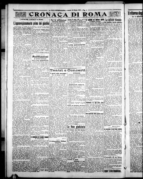 La voce repubblicana : quotidiano del Partito repubblicano italiano