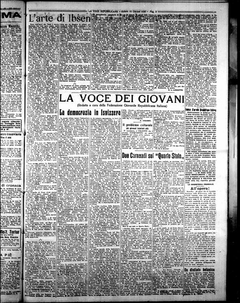 La voce repubblicana : quotidiano del Partito repubblicano italiano