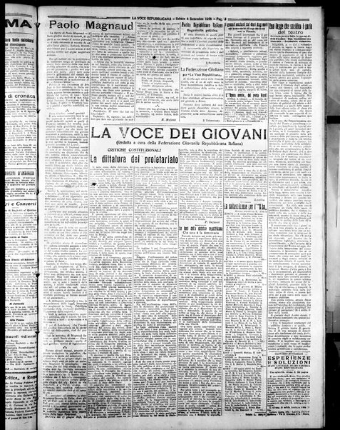 La voce repubblicana : quotidiano del Partito repubblicano italiano