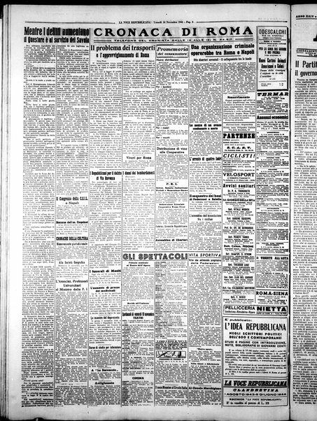 La voce repubblicana : quotidiano del Partito repubblicano italiano