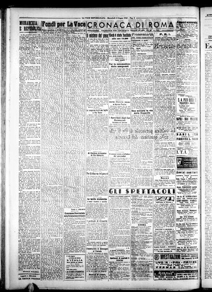 La voce repubblicana : quotidiano del Partito repubblicano italiano