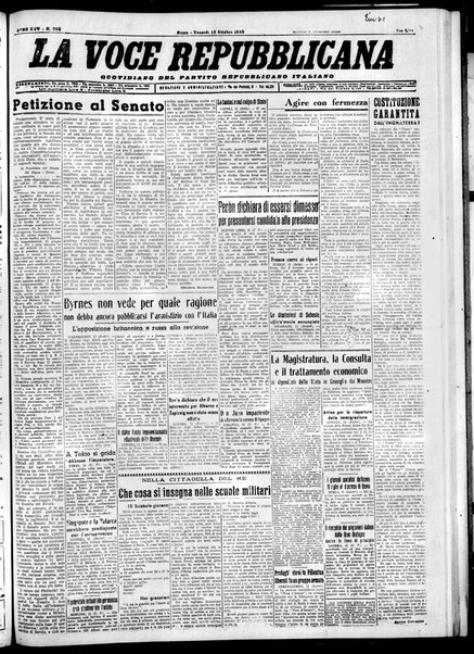 La voce repubblicana : quotidiano del Partito repubblicano italiano