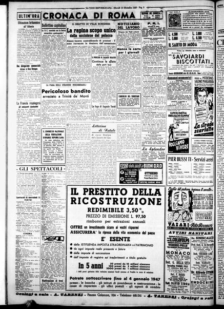 La voce repubblicana : quotidiano del Partito repubblicano italiano